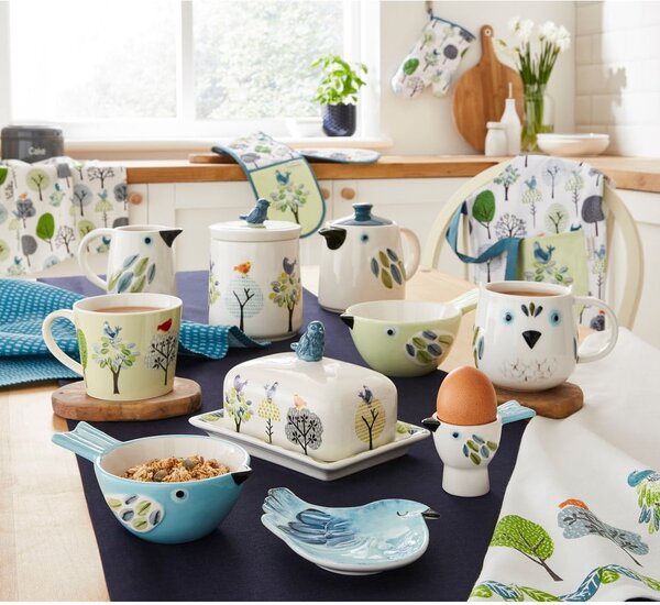 Bavlněné utěrky v sadě 3 ks 45x65 cm Forest Birds – Cooksmart ®