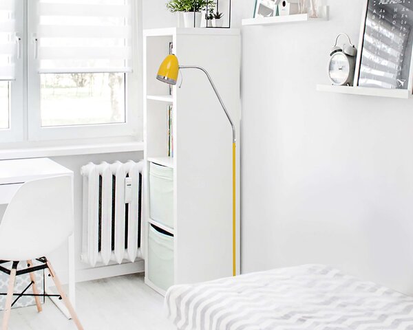 Kaja Kajtek I stojací lampa 1x40 W žlutá K-MT-201ŻÓŁTY