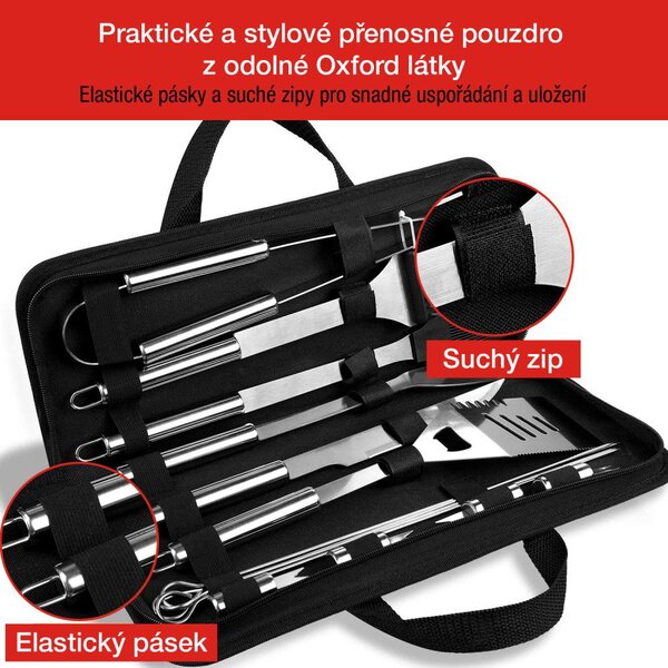 22 dílný set grilovacího nářadí Avenberg TARGET