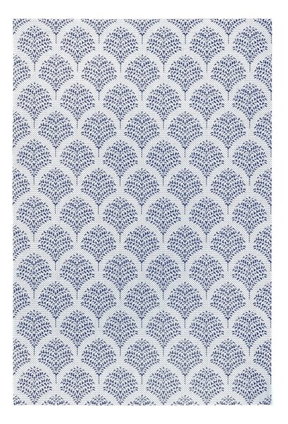 Modro-šedý venkovní koberec Ragami Moscow, 80 x 150 cm