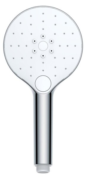 Sprchová hlavice v bílo-stříbrné barvě Wenko, ø 12 cm