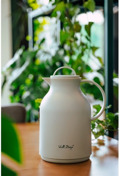 Šedá termoska Vialli Design, 1 l