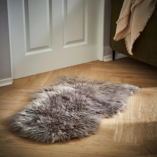 UMĚLÁ KOŽEŠINA, 60/90 cm, šedohnědá Boxxx - Kůže