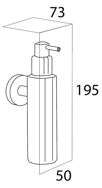 Tiger Boston dávkovač mýdla 200 ml chrom 308530346