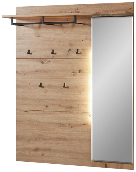 ŠATNÍ PANEL, dub artisan, 120/153/30 cm Voleo - Šatní panely