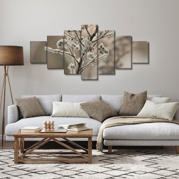 Obraz - Rostlina v mrazu (210x100 cm)