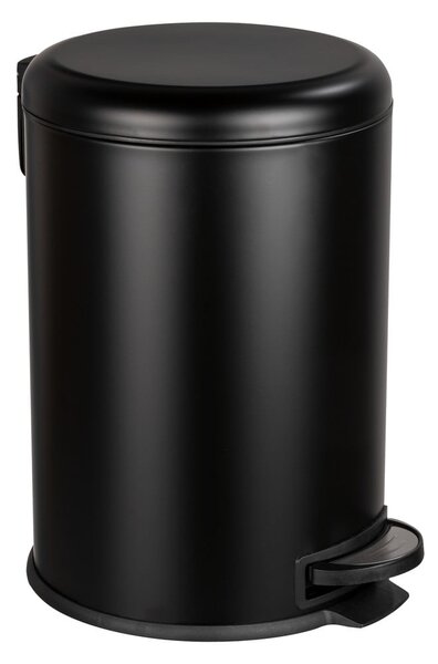 Černý odpadkový koš Wenko Leman Easy Close, 20 l