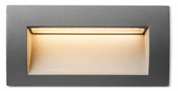 RED - DESIGN RENDL RENDL GORDIQ L zápustná antracitová 230V LED 3W IP65 3000K R12538