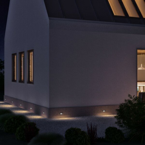 RED - DESIGN RENDL RENDL GORDIQ L zápustná antracitová 230V LED 3W IP65 3000K R12538