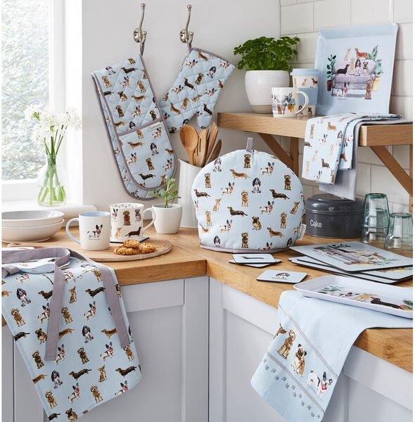 Bavlněné utěrky v sadě 3 ks 45x65 cm Curious Dogs – Cooksmart ®