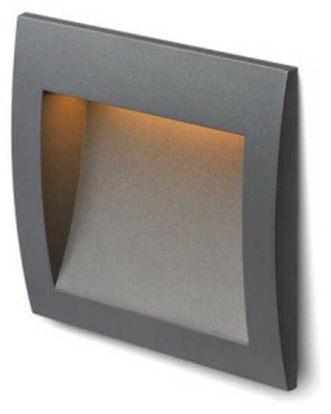 RED - DESIGN RENDL RENDL GORDIQ M zápustná antracitová 230V LED 3W IP65 3000K R12536