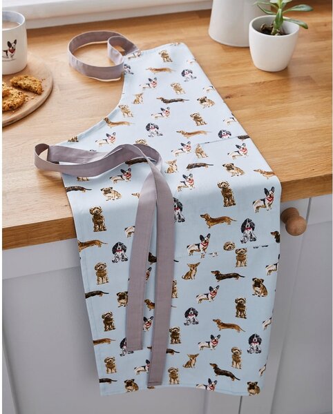 Bavlněná zástěra Cooksmart ® Curious Dogs