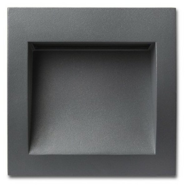 RED - DESIGN RENDL RENDL GORDIQ M zápustná antracitová 230V LED 3W IP65 3000K R12536