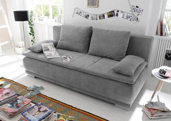 ROZKLÁDACÍ POHOVKA, textil, barvy stříbra MID.YOU - Rozkládací pohovky, Online Only