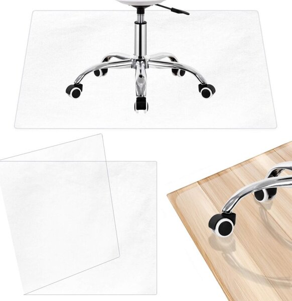 Podložka pod židli / na stůl 140x100 cm SPRINGOS FM0038 mléčná