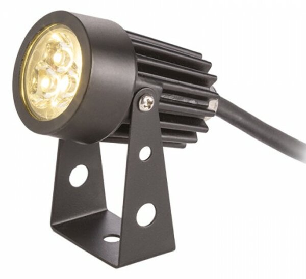 RED - DESIGN RENDL RENDL GUN na bodci černá 230V LED 3x1W 30° IP65 3000K R10530