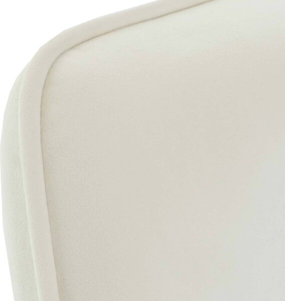 Sada 6 konzolových židlí HWC-G67, jídelní židle kuchyňská židle, látka/textil Oeko-Tex MVG krémově béžová