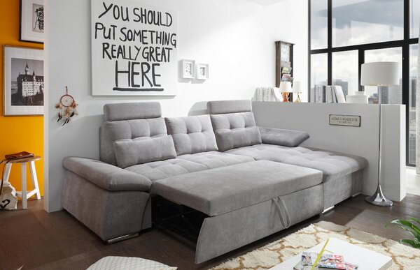 ROHOVÁ SEDAČKA, textil, kompozitní dřevo, jílová barva MID.YOU - Sedací soupravy, Online Only