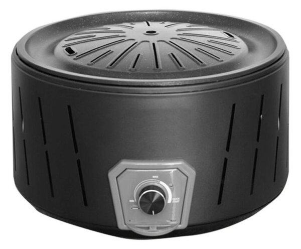 Stolní gril na dřevěné uhlí NOVITA s elektr.ventilací