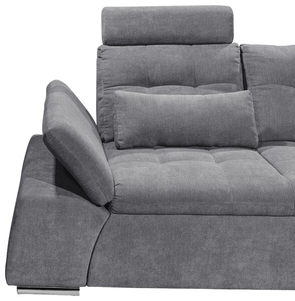 ROHOVÁ SEDAČKA, textil, kompozitní dřevo, tmavě šedá MID.YOU - Sedací soupravy, Online Only