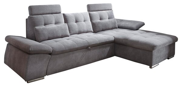 ROHOVÁ SEDAČKA, textil, kompozitní dřevo, tmavě šedá MID.YOU - Sedací soupravy, Online Only