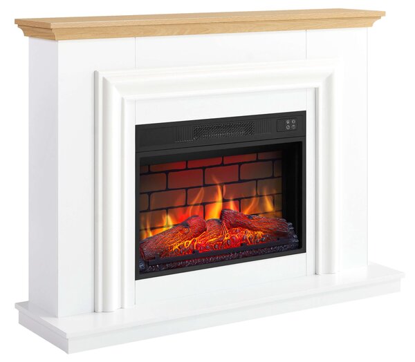 Elektrický krb ArtiFlame Marbelya AF23BS, bílý