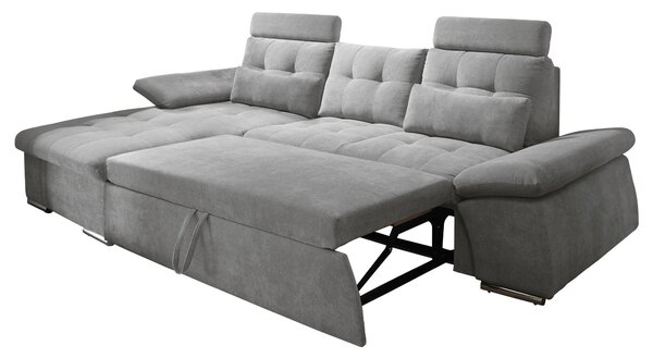 ROHOVÁ SEDAČKA, textil, kompozitní dřevo, šedá MID.YOU - Sedací soupravy, Online Only
