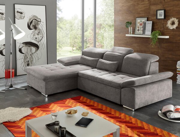 ROHOVÁ SEDAČKA, textil, kompozitní dřevo, jílová barva MID.YOU - Sedací soupravy, Online Only
