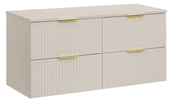 Comad Koupelnová skříňka pod deskové umyvadlo set Adel Cashmere I. 120 kašmír