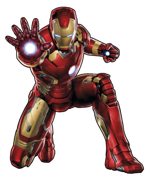 Samolepka na zeď "Iron Man" 60x70cm