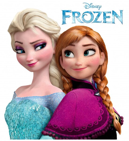 Samolepka na zeď "Frozen 3" 60x70cm