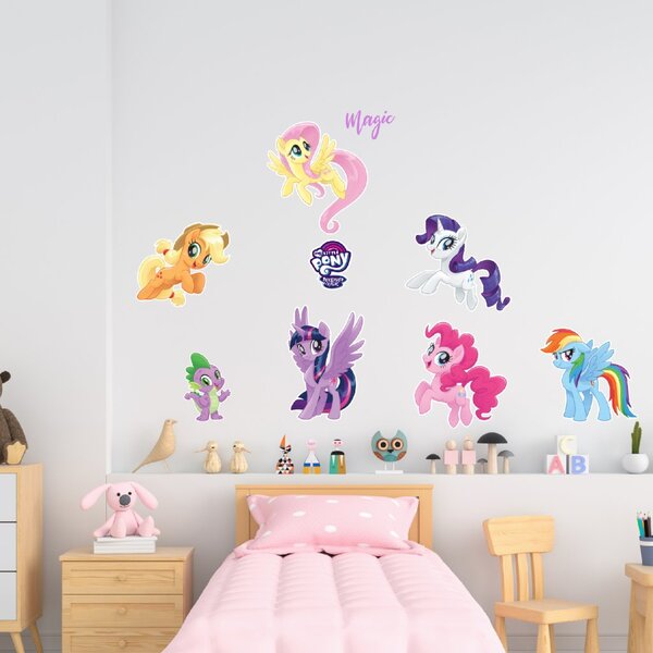 Samolepka na zeď "My Little Pony 4" 60x70cm