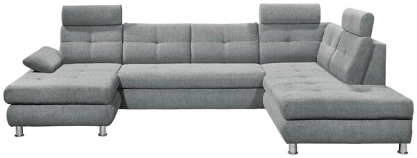 SEDACÍ SOUPRAVA, textil, světle šedá MID.YOU - Sedací soupravy, Online Only