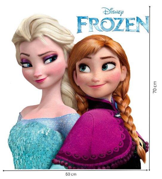 Samolepka na zeď "Frozen 3" 60x70cm