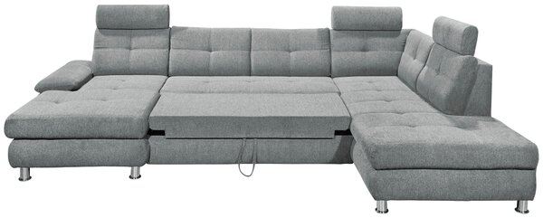 SEDACÍ SOUPRAVA, textil, světle šedá MID.YOU - Sedací soupravy, Online Only