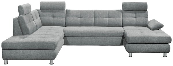 SEDACÍ SOUPRAVA, textil, světle šedá MID.YOU - Sedací soupravy, Online Only