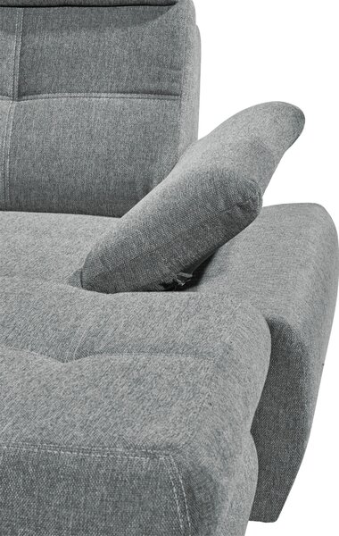 SEDACÍ SOUPRAVA, textil, světle šedá MID.YOU - Sedací soupravy, Online Only
