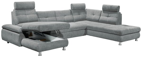 SEDACÍ SOUPRAVA, textil, světle šedá MID.YOU - Sedací soupravy, Online Only