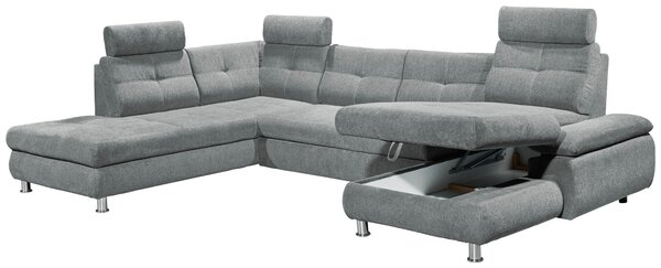 SEDACÍ SOUPRAVA, textil, světle šedá MID.YOU - Sedací soupravy, Online Only