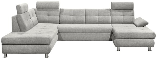 SEDACÍ SOUPRAVA, textil, barvy stříbra MID.YOU - Sedací soupravy, Online Only