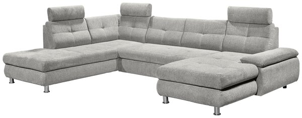 SEDACÍ SOUPRAVA, textil, barvy stříbra MID.YOU - Sedací soupravy, Online Only