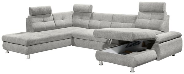 SEDACÍ SOUPRAVA, textil, barvy stříbra MID.YOU - Sedací soupravy, Online Only
