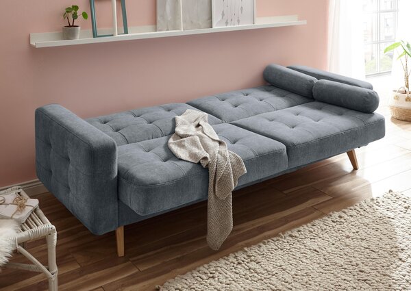 ROZKLÁDACÍ POHOVKA, textil, kompozitní dřevo, antracitová MID.YOU - Rozkládací pohovky, Online Only