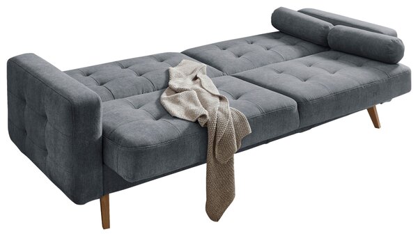 ROZKLÁDACÍ POHOVKA, textil, kompozitní dřevo, antracitová MID.YOU - Rozkládací pohovky, Online Only