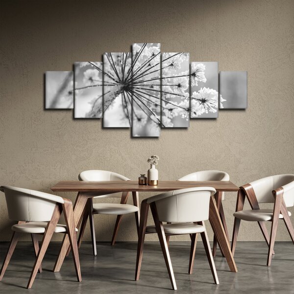 Obraz - Květina v zimě (210x100 cm)
