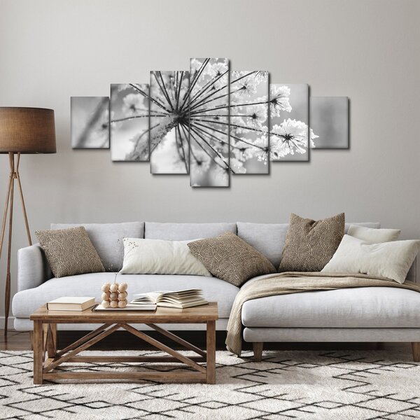 Obraz - Květina v zimě (210x100 cm)