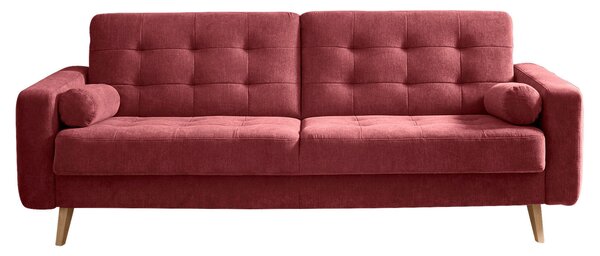 ROZKLÁDACÍ POHOVKA, textil, kompozitní dřevo, bobulová MID.YOU - Rozkládací pohovky, Online Only