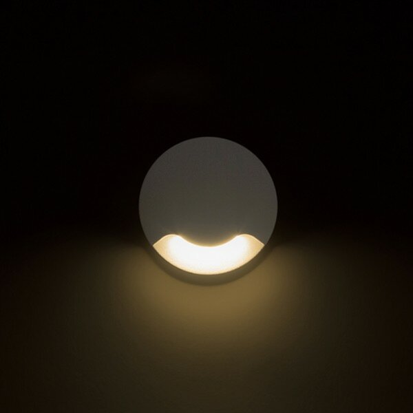 RED - DESIGN RENDL RENDL KICK I zápustná bílá 230V LED 1W IP54 3000K R12613