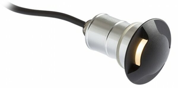RED - DESIGN RENDL RENDL KICK III zápustná černá 230V LED 1W IP54 3000K R12621