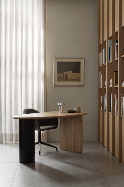 Audo Copenhagen Stolní lampa Column - Aluminium MN226
